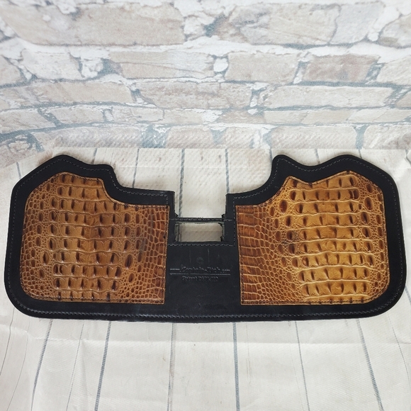 Captain Itch Harley Davidson 2015 Fatboy Heat Shield Embossed Alligator Leather - Picture 14 of 14